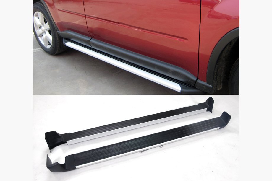 Nissan X-trail T31 2007–2014 Sidosteg Original (2 st, aluminium) Image