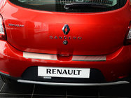 Renault Sandero 2013–2022 Kromad stötfångarskydd bak med bockning (Нотанико) foto 1