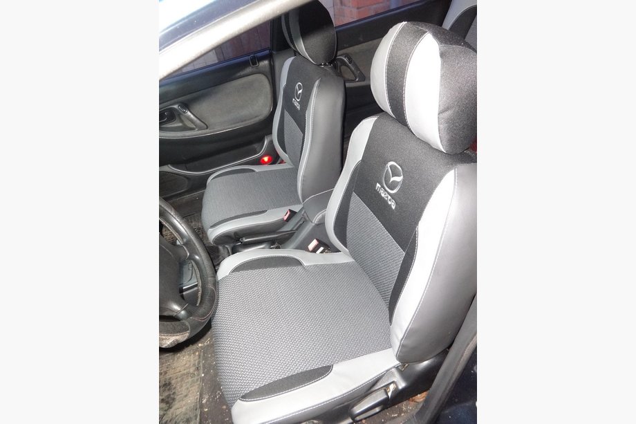 Mazda 626 1979–2002 Sätesöverdrag (konstläder↗tyg, Premium) Image