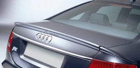 Audi A6 C6 2004–2011 Spoiler (3 delar, för lackering) foto 1