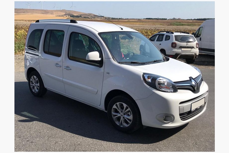 Renault Kangoo 2008–2020 Integrerade takrails (krom) Image
