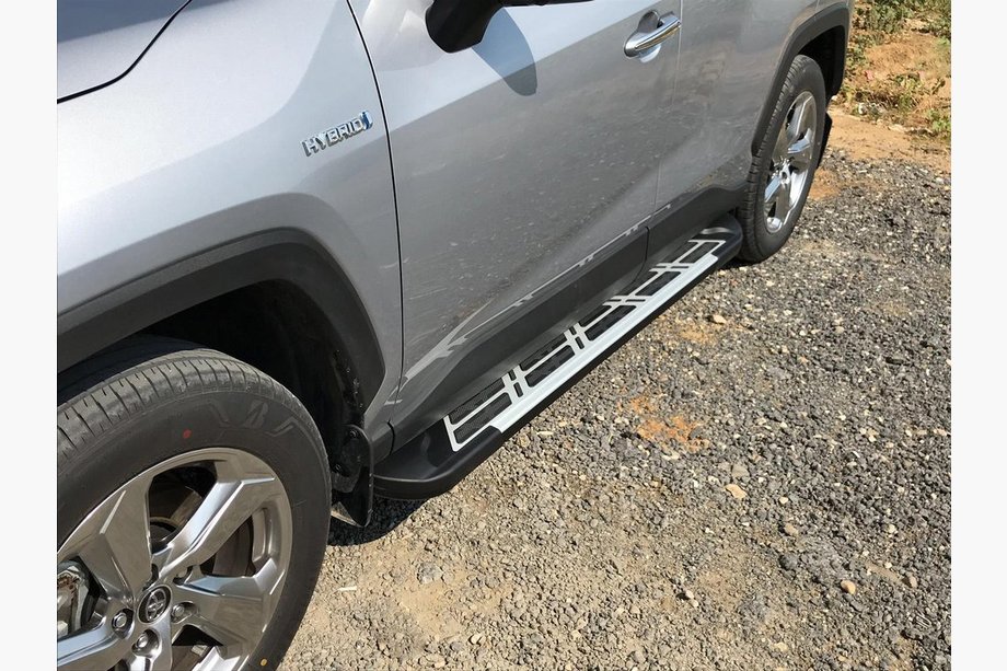 Toyota Rav 4 2019–2025 Sidosteg Sunrise (2 st, aluminium) Image
