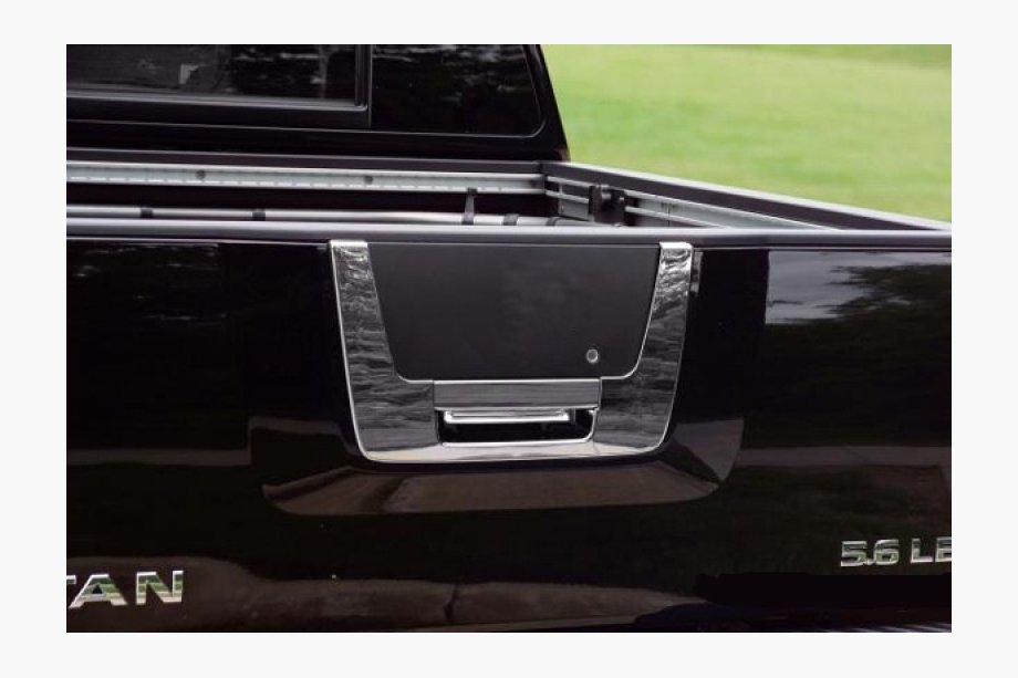 Nissan Titan 2004–2011 Kromlist till baklucka (plast) Image
