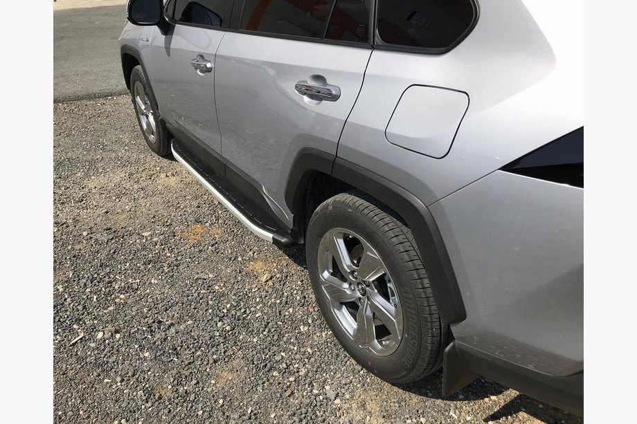 Toyota Rav 4 2019–2025 Sidosteg Fullmond (2 st, aluminium) Image