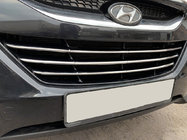 Hyundai IX-35 2010–2015 Grillister till kylargrillen (3 st, rostfritt) foto 1