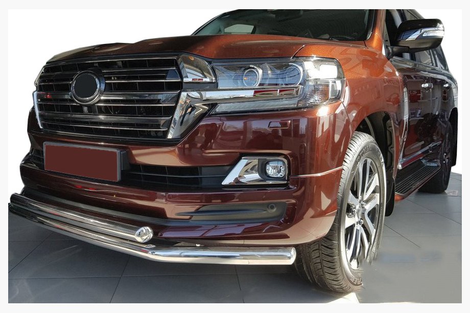Toyota Land Cruiser 200 2007–2021 Främre frontbåge ST014 (2015+, rostfri) Image