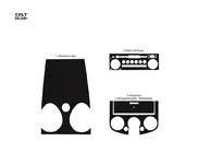 Mitsubishi Colt 2004–2012 Instrumentpanelslister (2004-2007) foto 3