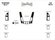 Mitsubishi L200 2006–2015 Instrumentpanelslister (11 delar) foto 8