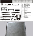 Mercedes C-class W202 1993–2001 KAMPANJ! Instrumentpanelinlägg i aluminiumlook (1993-1995) foto 1
