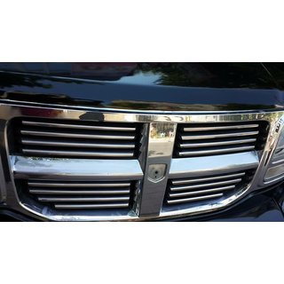 Kromade grillister (rostfritt stål) Dodge Nitro 2006–2011 foto 2