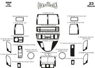 BMW X5 E53 1999–2006 Instrumentpanelsinlägg V-1 Aluminium foto 3
