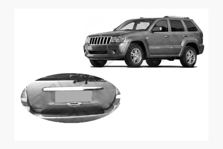 Jeep Grand Cherokee WJ 1999–2004 Bakre list (plast) Image