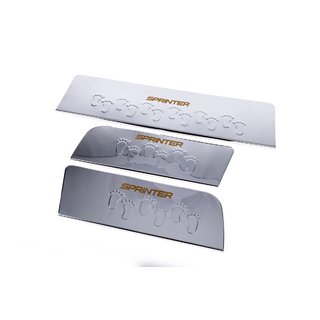 Invändiga instegslister Carmos V2 (3 st, rostfritt stål) Mercedes Sprinter W906 2006–2018 foto 1