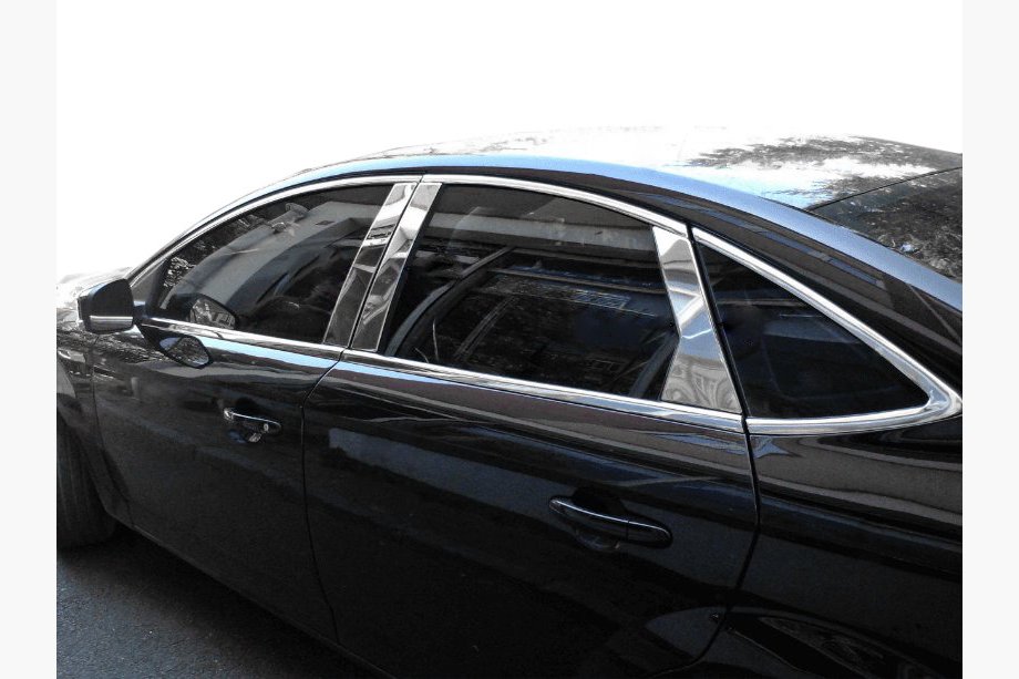 Ford Mondeo 2014–2022 Dörrstolpslist (rostfritt stål) Image