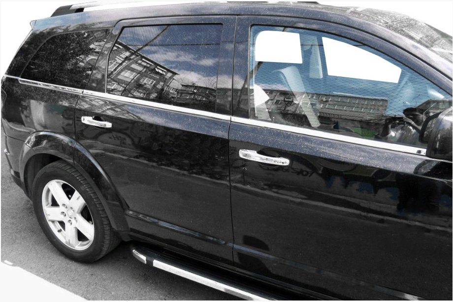 Dodge Journey 2008–2020 Fönsterlister (6 st, rostfritt stål) Image