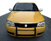 Fiat Albea 2002–2012 Kromlist för motorhuv i rostfritt stål foto 1