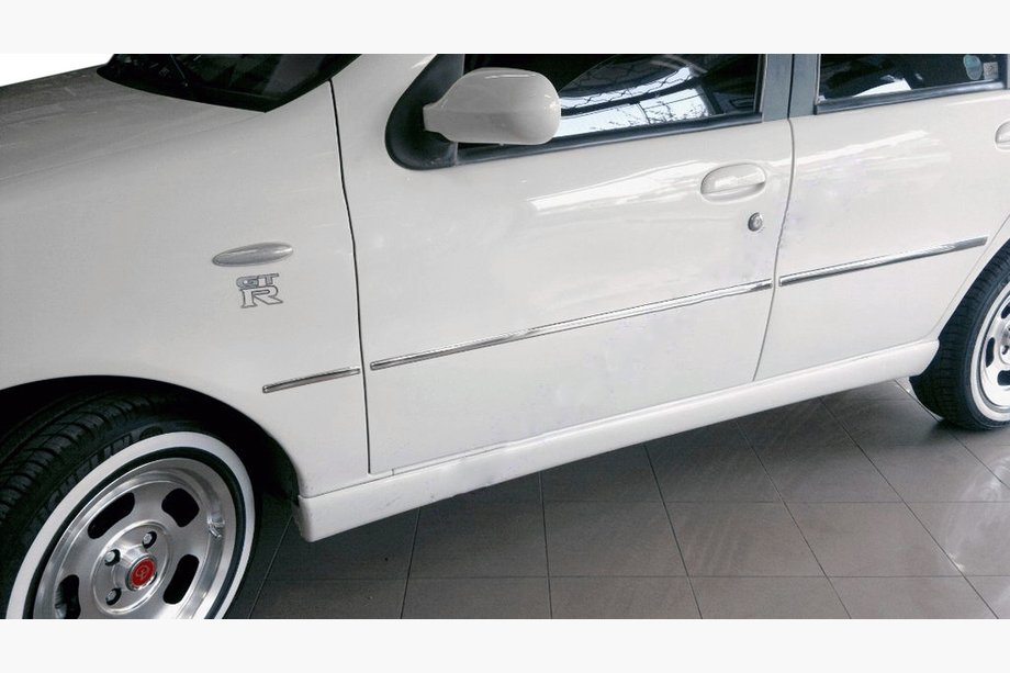 Fiat Palio 1996–2011 Dörrlister (6 st, rostfritt stål) Image