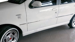 Fiat Palio 1996–2011 Dörrlister (6 st, rostfritt stål) foto 1