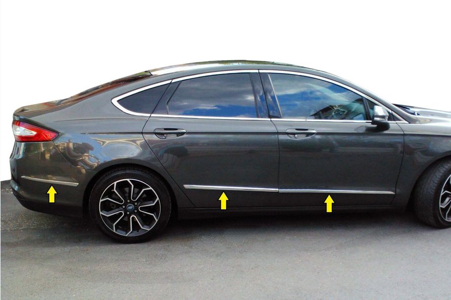 Ford Mondeo 2014–2022 Dörrlist (6 st, rostfritt stål) Image