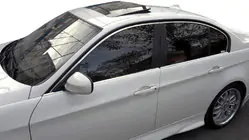 BMW 3-serie E90/E91 2005–2011 Nedre fönsterlist (rostfritt stål) foto 1