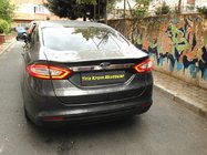 Ford Fusion 2012–2020 Kromlist ovanför registreringsskylten (rostfritt stål) foto 2