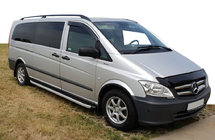 Mercedes Vito W639 2004–2014 Sidosteg Fullmond (2 st, aluminium) Kort (short) och medellång (long) foto 1