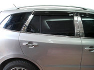 Hyundai Santa Fe 2 2006–2012 Dörrstolpslister (6 st, rostfritt) foto 3