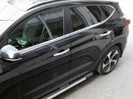 Hyundai Tucson TL 2016–2021 Nedre fönsterlister (6 st, rostfritt stål) OmsaLine – italienskt rostfritt stål foto 1