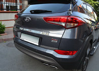 Hyundai Tucson TL 2016–2021 Kromlist för bakluckans kant (2 delar, rostfritt stål) foto 4