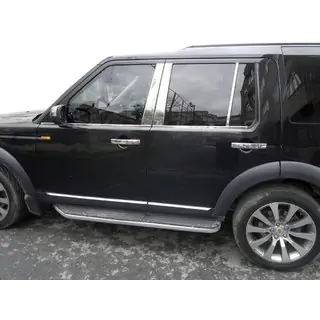 Dörrstolpslister (6 st, rostfritt) Land Rover Discovery IV 2009–2017 foto 1