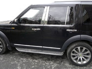 Land Rover Discovery III 2004–2009 Fönsterlister (4 st, rostfritt) foto 1