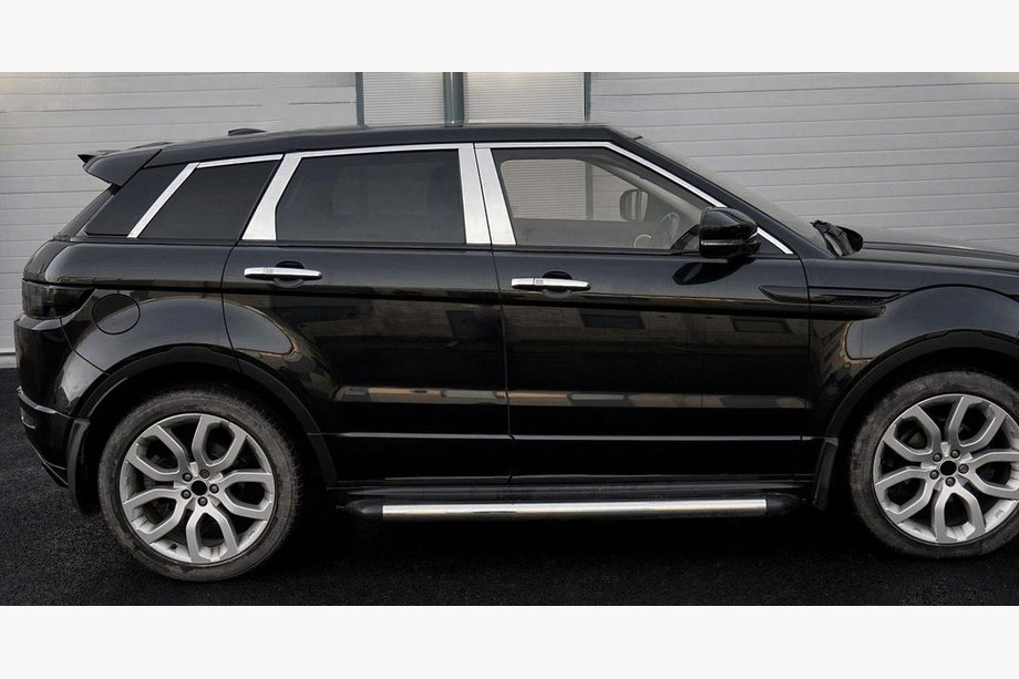 Range Rover Evoque 2012–2018 Dörrstolpslister (6 st, rostfritt) Image