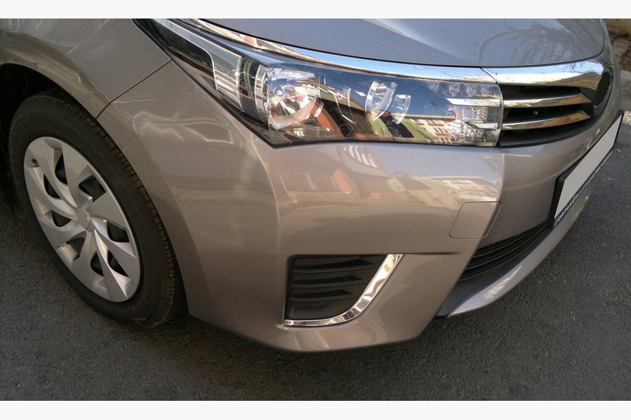 Toyota Corolla 2013–2019 Ramar till dimljus (2013-2016, rostfritt stål) Image