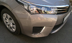 Toyota Corolla 2013–2019 Ramar till dimljus (2013-2016, rostfritt stål) foto 1