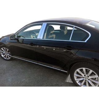 Dörrstolpslist (rostfritt stål) Volkswagen Passat B8 2015–2023 foto 1