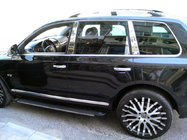 Volkswagen Touareg 2010–2018 Stolptäckningar (8 st, rostfritt stål) foto 1