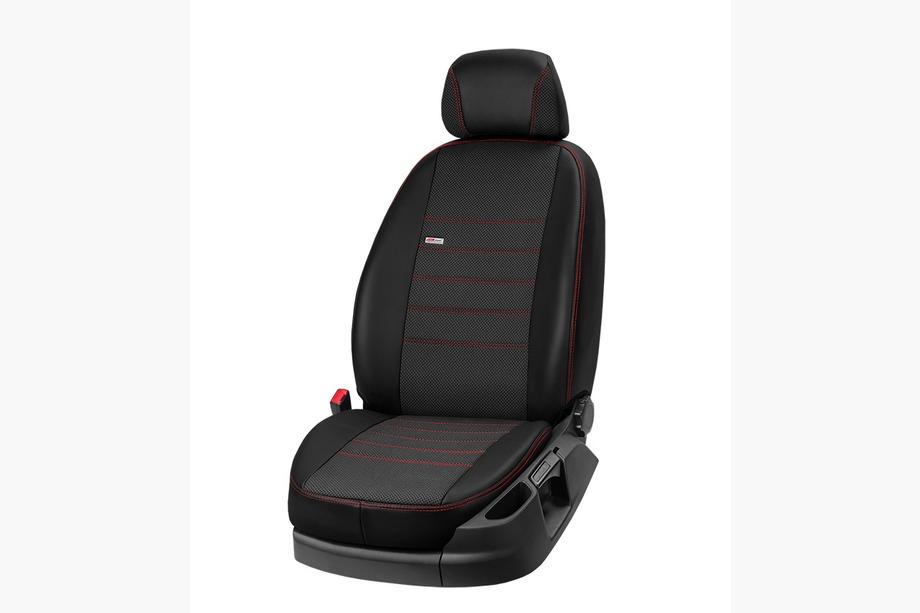 Opel Combo 2002–2012 Bilklädslar i konstläder+tyg+Alcantara Eco Comfort (framsäten) Image