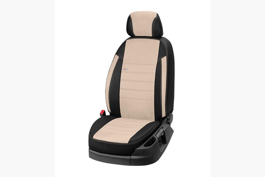 Renault Fluence 2009–2016 Sätesöverdrag eco-läder+tyg+antara Eco Laser Antara 2020 (komplett set) Foto 10