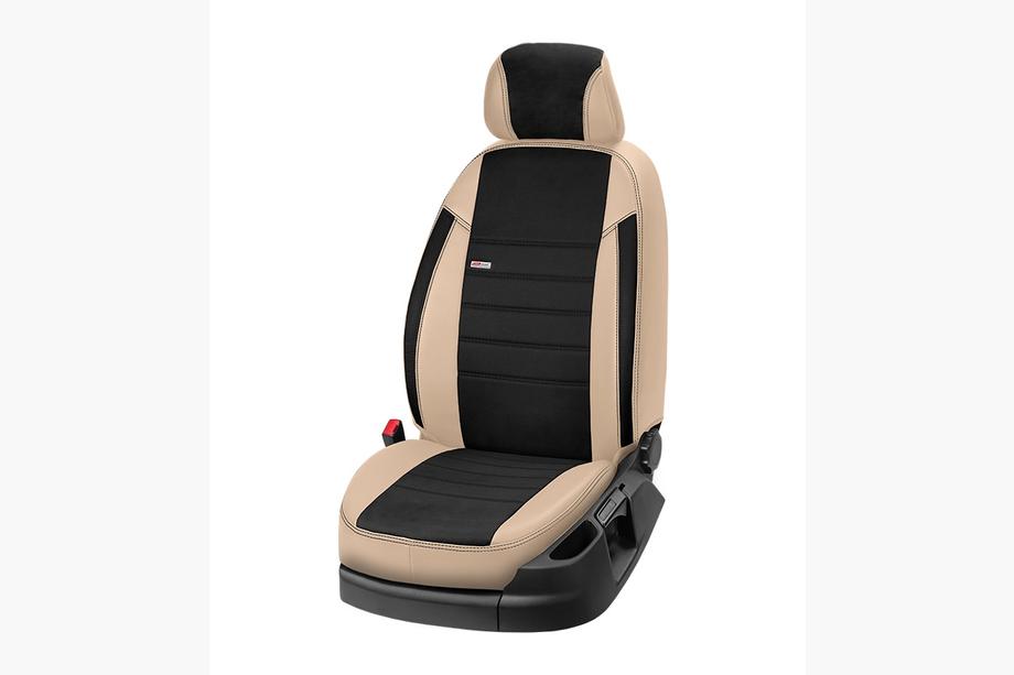 Renault Fluence 2009–2016 Sätesöverdrag eco-läder+tyg+antara Eco Laser Antara 2020 (komplett set) Foto 11