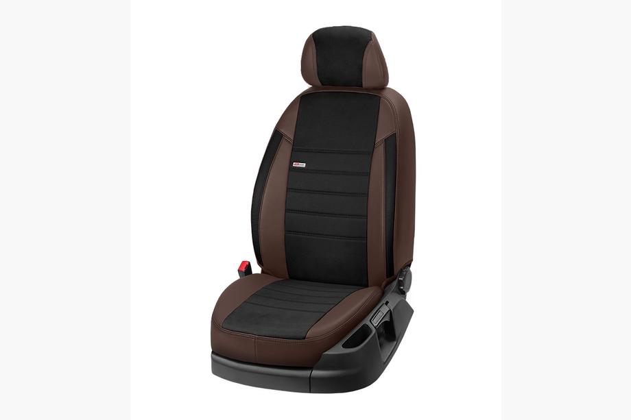 Renault Fluence 2009–2016 Sätesöverdrag eco-läder+tyg+antara Eco Laser Antara 2020 (komplett set) Foto 12