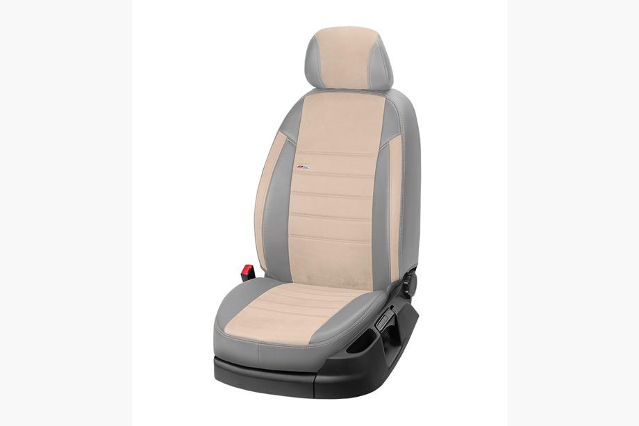 Renault Fluence 2009–2016 Sätesöverdrag eco-läder+tyg+antara Eco Laser Antara 2020 (komplett set) Foto 14