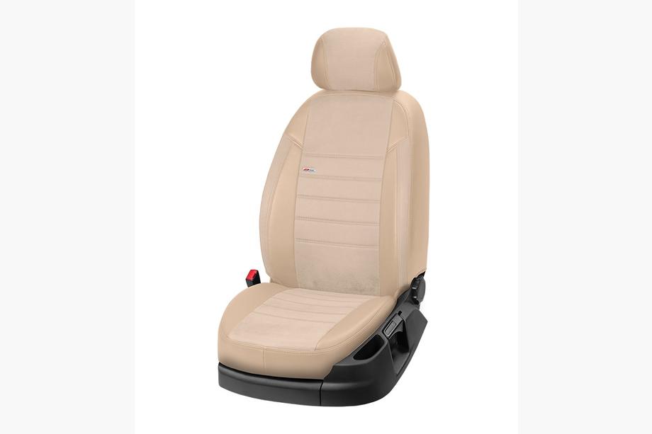 Renault Fluence 2009–2016 Sätesöverdrag eco-läder+tyg+antara Eco Laser Antara 2020 (komplett set) Foto 15