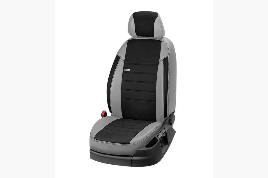 Renault Fluence 2009–2016 Sätesöverdrag eco-läder+tyg+antara Eco Laser Antara 2020 (komplett set) Foto 9