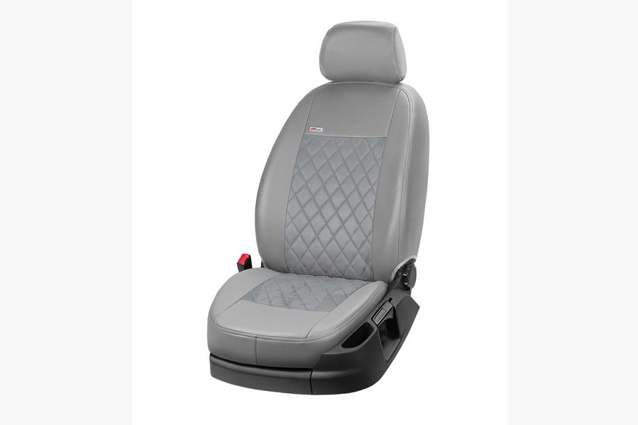 Mercedes GLE/ML class W166 2011–2018 Sätesskydd i konstläder+tyg+Alcantara Eco Prestige Antara (komplett set) Foto 3