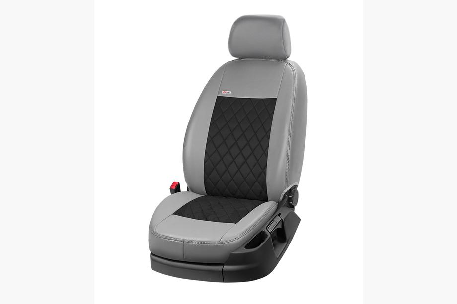 Mercedes GLE/ML class W166 2011–2018 Sätesskydd i konstläder+tyg+Alcantara Eco Prestige Antara (komplett set) Foto 8