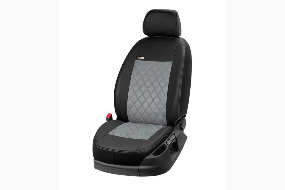 Mercedes GLE/ML class W166 2011–2018 Sätesskydd i konstläder+tyg+Alcantara Eco Prestige Antara (komplett set) Foto 9