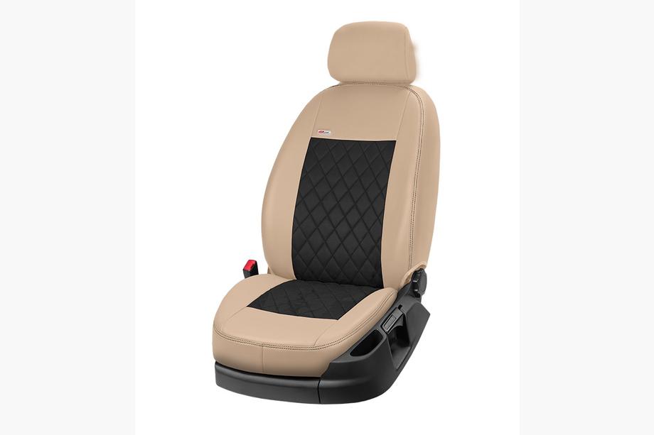 Mercedes GLE/ML class W166 2011–2018 Sätesskydd i konstläder+tyg+Alcantara Eco Prestige Antara (komplett set) Foto 11