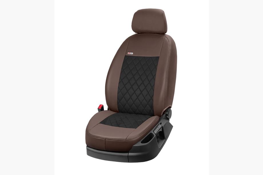 Mercedes GLE/ML class W166 2011–2018 Sätesskydd i konstläder+tyg+Alcantara Eco Prestige Antara (komplett set) Foto 12
