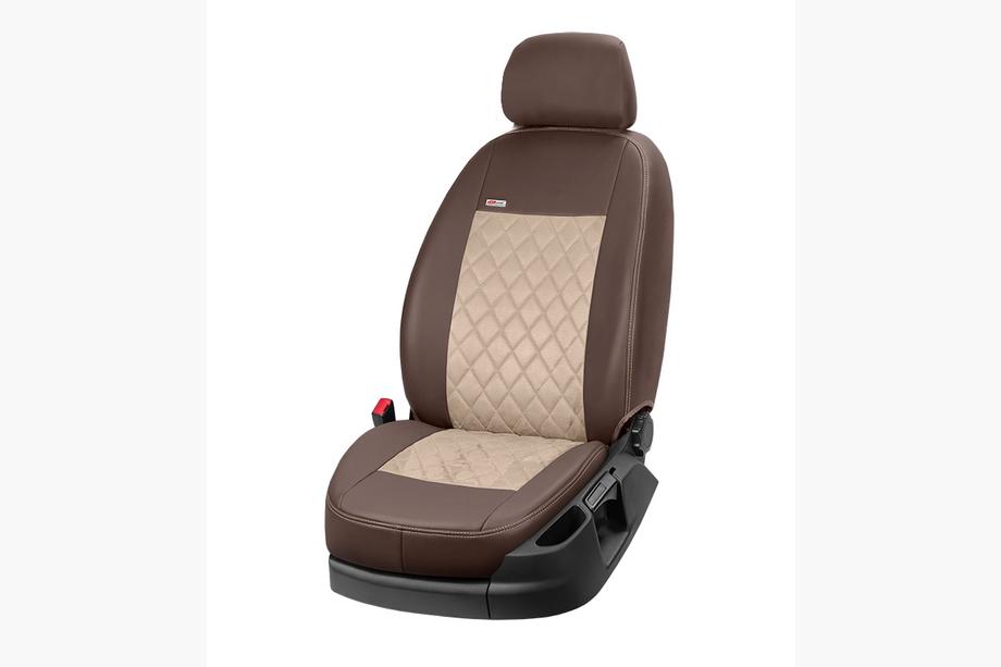 Mercedes GLE/ML class W166 2011–2018 Sätesskydd i konstläder+tyg+Alcantara Eco Prestige Antara (komplett set) Foto 13