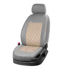 Renault Master 2011–2023 Sätesöverdrag i eco-läder+tyg+alcantara Eco Prestige Antara (fram) foto 14